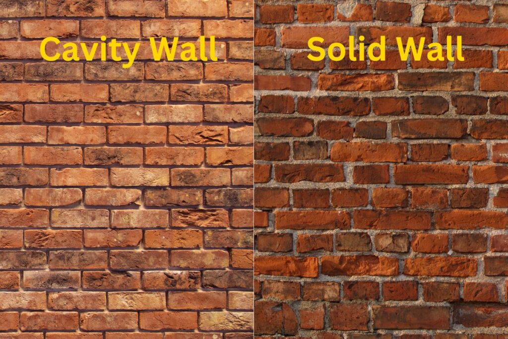 cavity vs solid wall brick pattern