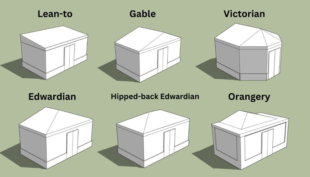 types of conservatory